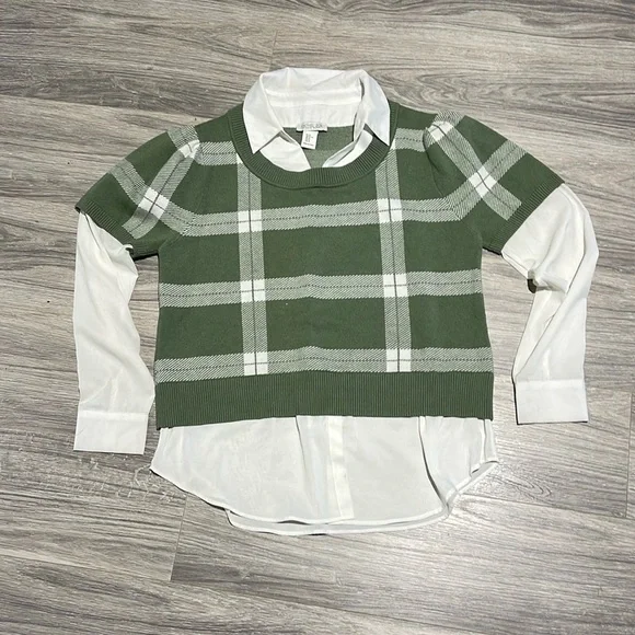 Rachel Zoe sweater blouse combo - Picture 1 of 4